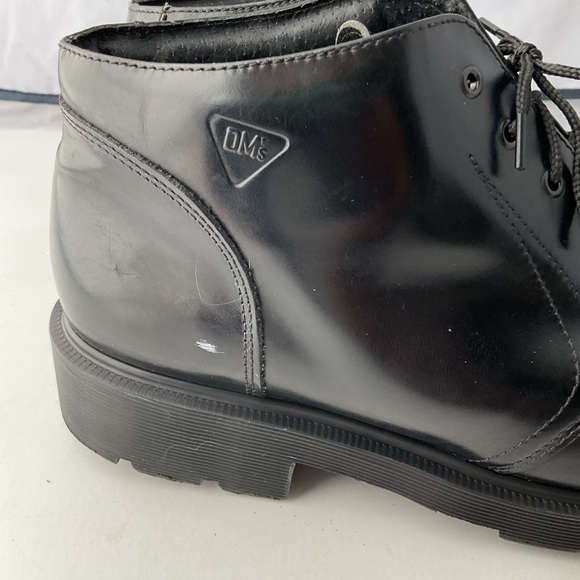Vtg 90s Dr. Martens Doc 8752 Square Toe Leather Chunky Boots Men’s Size 10 main image 4